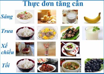 Gợi ý thực đơn cho người muốn tăng cân đạt hiệu quả nhanh