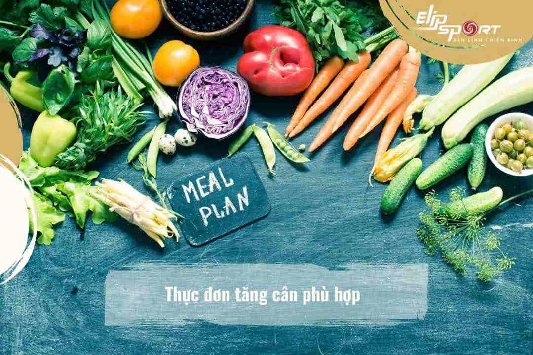 Thực đơn phải được cân bằng hàm lượng dinh dưỡng