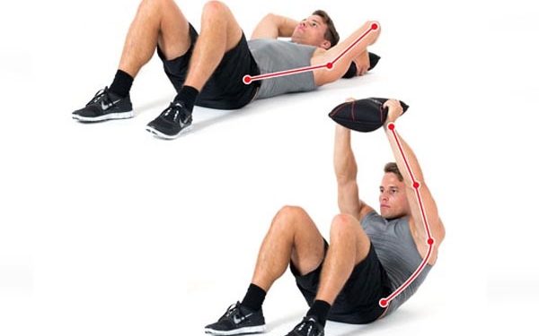 Bài tập Sit up Folds