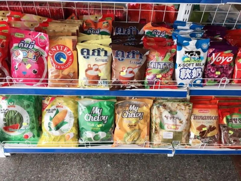 Có nhiều quốc gia nổi tiếng về bánh kẹo nhập khẩu